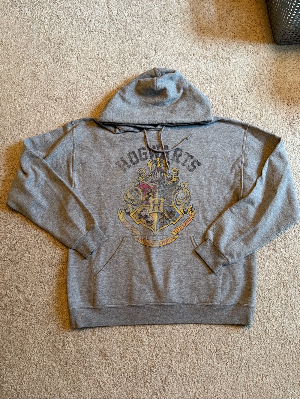 Hogwarts Crest Gray Hoodie - Women's Sweatshirt